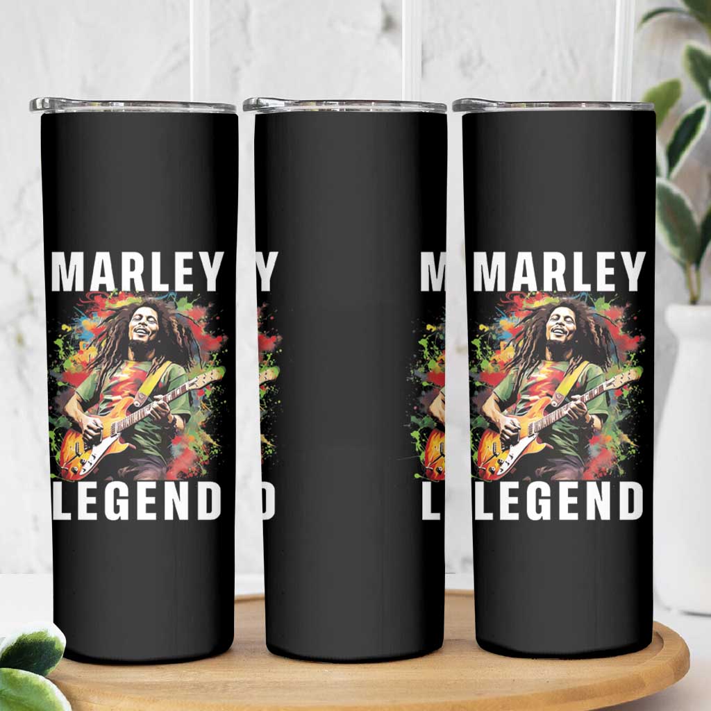 Legend Bob Skinny Tumbler Reggae Music Rastafari Rasta Gift - Wonder Print Shop