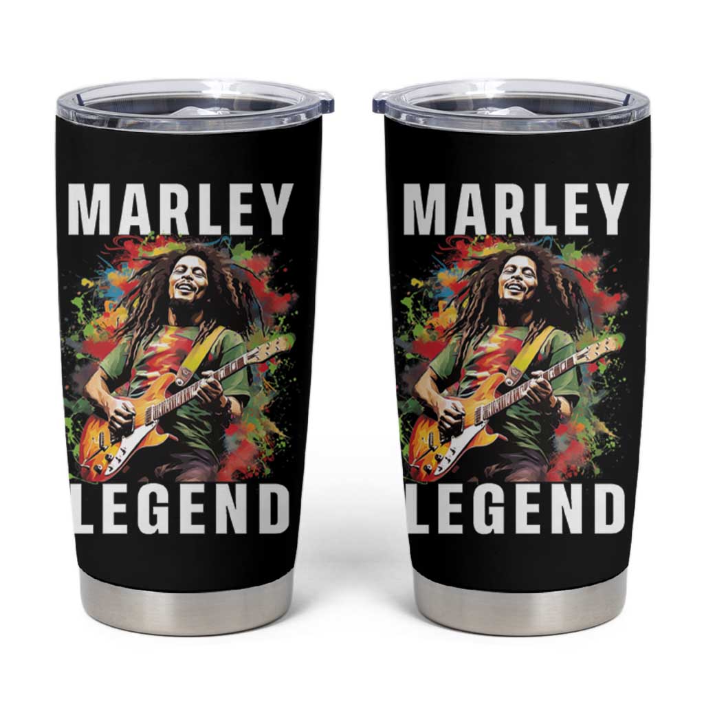 Legend Bob Tumbler Cup Reggae Music Rastafari Rasta Gift - Wonder Print Shop
