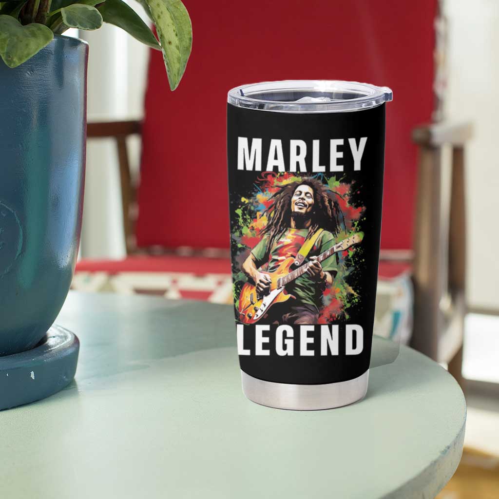 Legend Bob Tumbler Cup Reggae Music Rastafari Rasta Gift - Wonder Print Shop