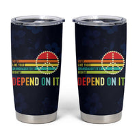 Women's Rights Tumbler Cup Vote Like Your Daughter's Right Depend On It Voting RBG Quote Floral - Wonder Print Shop