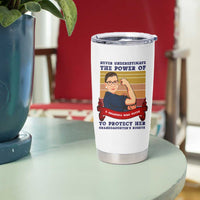 Ruth Bader Ginsburg RBG Tumbler Cup Never Underestimate The Power Of A Grandma Who Votes Feminist Gifts Women - Wonder Print Shop