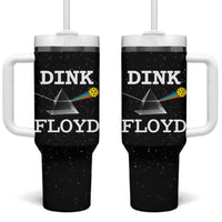 Funny Pickleball Tumbler With Handle Dink Player Vintage Retro