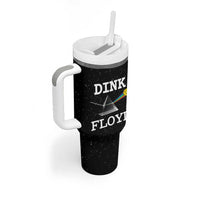 Funny Pickleball Tumbler With Handle Dink Player Vintage Retro