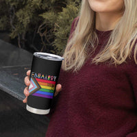 LGBTQ Equality Hurts No One Tumbler Cup Pride Ally Human Rights Rainbow Flag