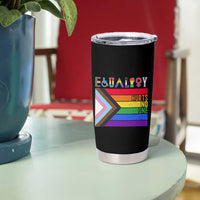 LGBTQ Equality Hurts No One Tumbler Cup Pride Ally Human Rights Rainbow Flag