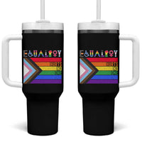 LGBTQ Equality Hurts No One Tumbler With Handle Pride Ally Human Rights Rainbow Flag