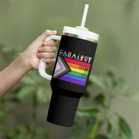 LGBTQ Equality Hurts No One Tumbler With Handle Pride Ally Human Rights Rainbow Flag