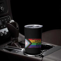 LGBTQ Pride Tumbler Cup Kindness Peace Equality Love Hope Diversity Human Rights World Peace Supporter