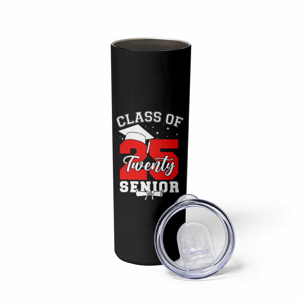 Senior 2025 Skinny Tumbler Class of 2025 Graduation Back To School Graduate Graduation - Wonder Print Shop