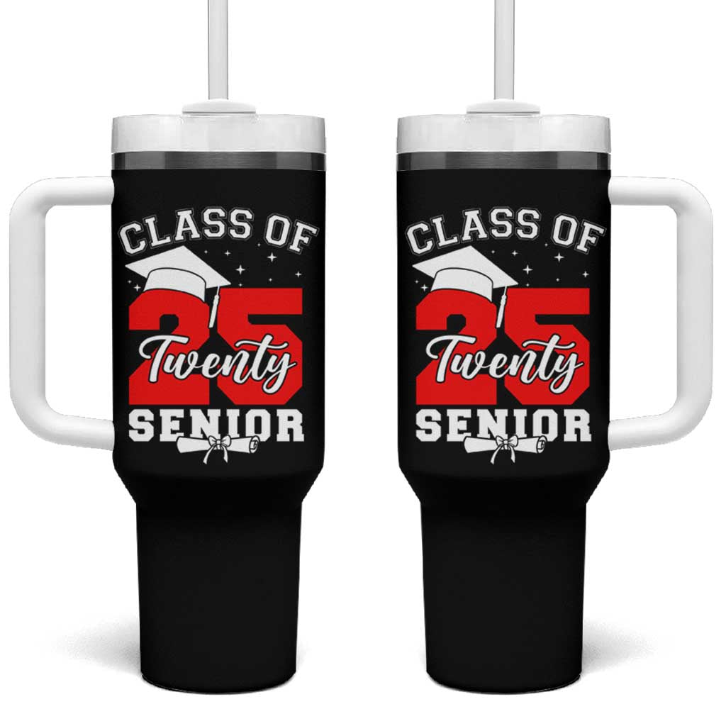 Senior 2025 Tumbler With Handle Class of 2025 Graduation Back To School Graduate Graduation - Wonder Print Shop