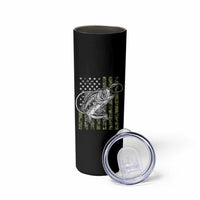 Fishing Gifts For Dad Skinny Tumbler Full Time Dad Part Time Hooker Fishing Camo Us Flag Fathers Day Gift