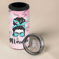 Funny Nurse Gifts for Women 4 in 1 Can Cooler Tumbler Rn Lpn Practitioner Nursing School Graduation Gifts