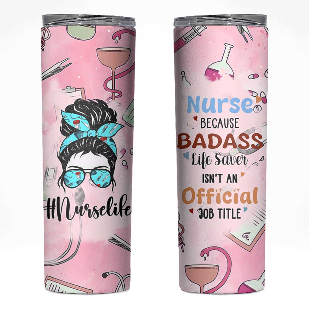 Funny Nurse Gifts for Women Skinny Tumbler Rn Lpn Practitioner Nursing School Graduation Gifts