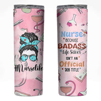 Funny Nurse Gifts for Women Skinny Tumbler Rn Lpn Practitioner Nursing School Graduation Gifts