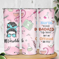 Funny Nurse Gifts for Women Skinny Tumbler Rn Lpn Practitioner Nursing School Graduation Gifts