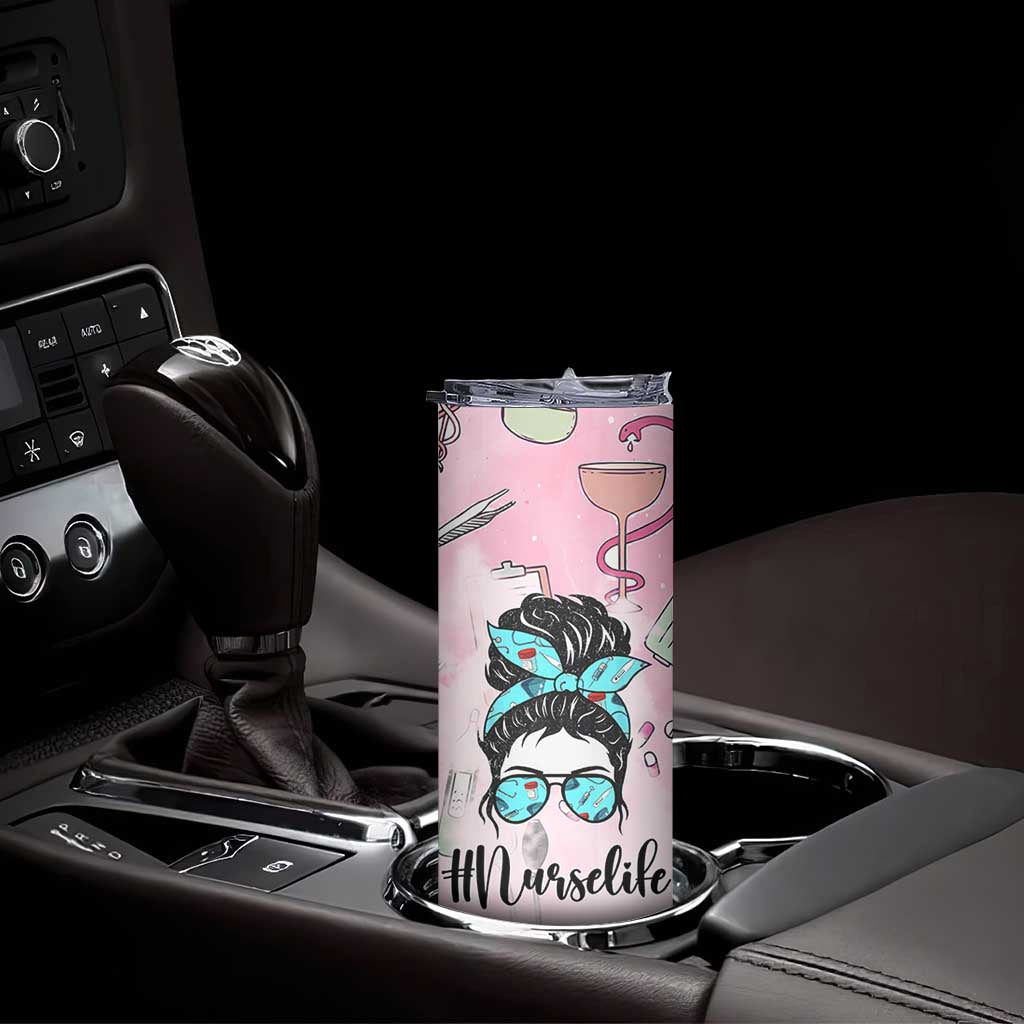 Funny Nurse Gifts for Women Skinny Tumbler Rn Lpn Practitioner Nursing School Graduation Gifts