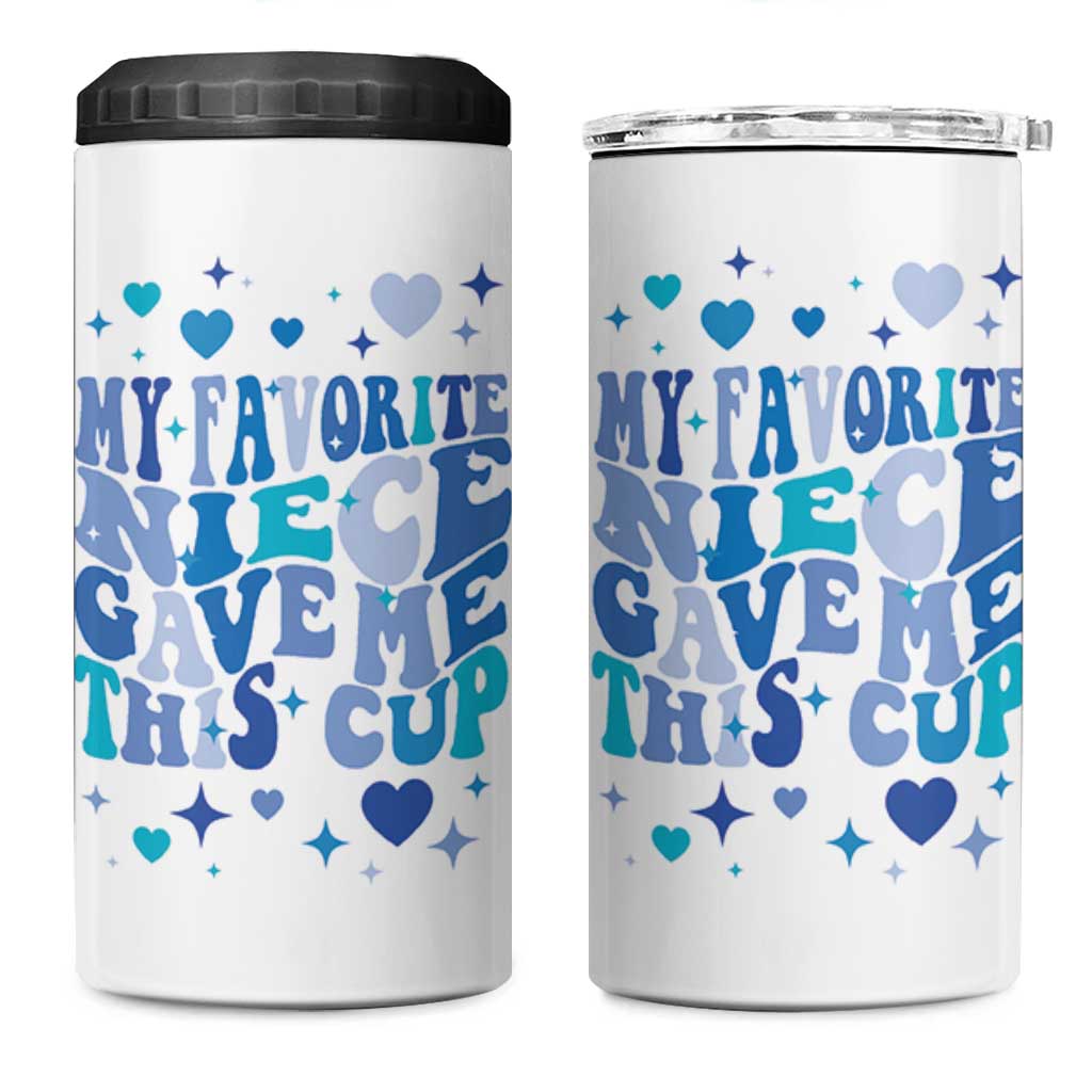 Aunt Gifts From Niece 4 in 1 Can Cooler Tumbler My Favorite Niece Gave Me This Cup