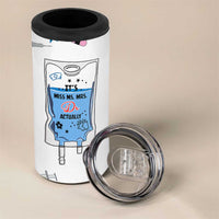 Funny Doctor Gifts 4 in 1 Can Cooler Tumbler Its Dr Actually PhD Graduation Gift