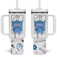 Funny Doctor Gifts Tumbler With Handle Its Dr Actually PhD Graduation Gift