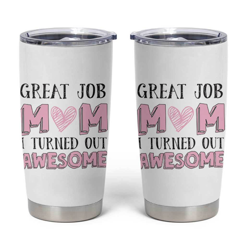 Funny Mom Birthday Gift Tumbler Cup Cute Valentines Mothers Day Present From Daughter Son Pink