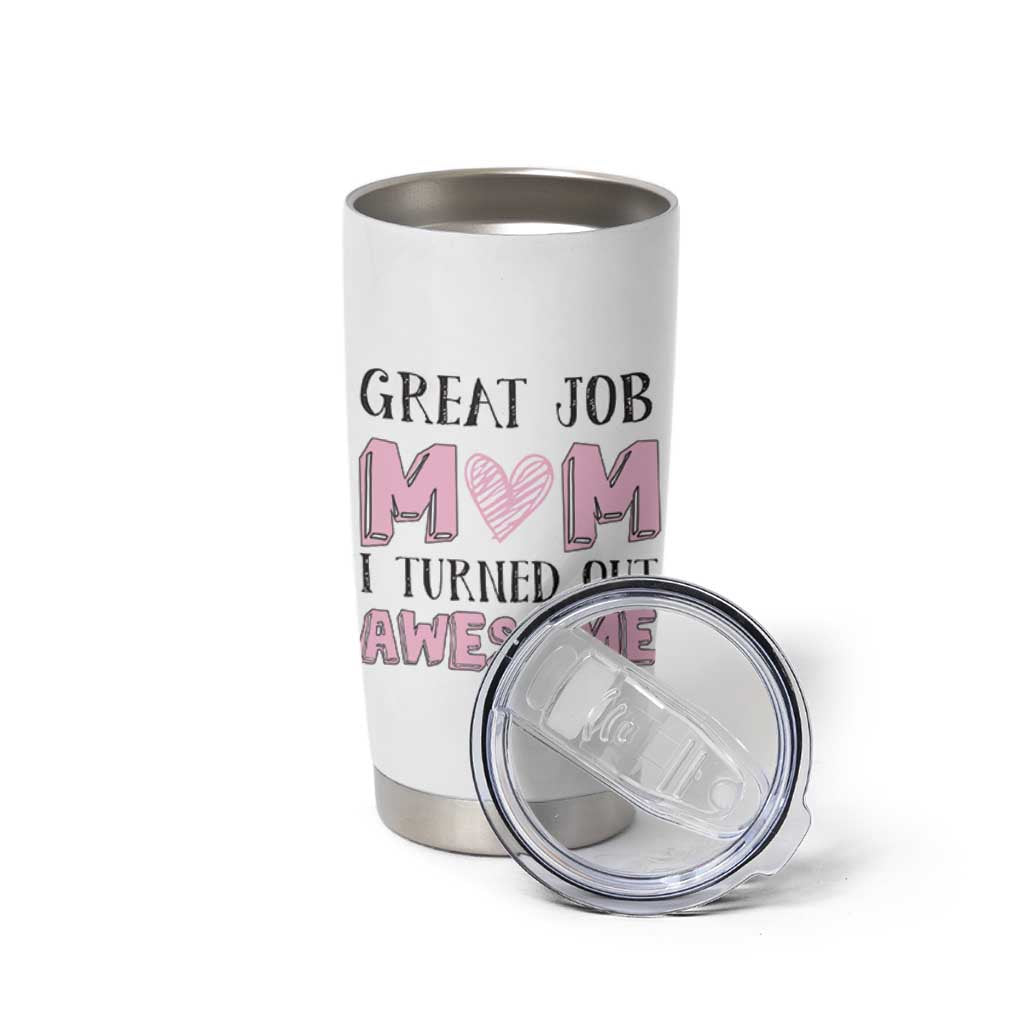 Funny Mom Birthday Gift Tumbler Cup Cute Valentines Mothers Day Present From Daughter Son Pink