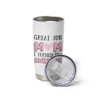 Funny Mom Birthday Gift Tumbler Cup Cute Valentines Mothers Day Present From Daughter Son Pink