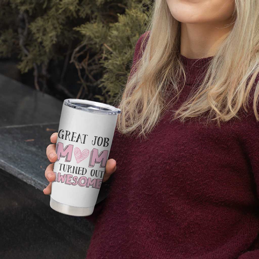 Funny Mom Birthday Gift Tumbler Cup Cute Valentines Mothers Day Present From Daughter Son Pink