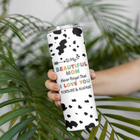 Mothers Day Mom Gifts Skinny Tumbler I Love You Mom Gift From Daughter Son Cow Print