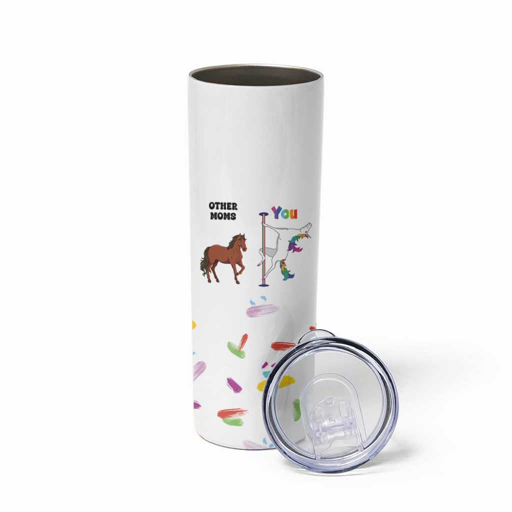 Funny Mom Birthday Gift Skinny Tumbler Cute Unicorn Lovers Valentines Mothers Day Present