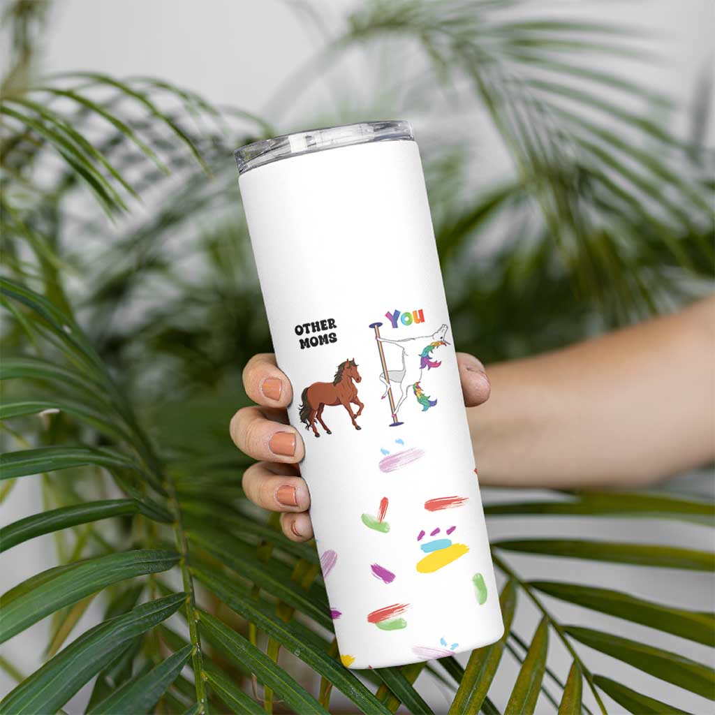 Funny Mom Birthday Gift Skinny Tumbler Cute Unicorn Lovers Valentines Mothers Day Present