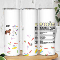 Funny Mom Birthday Gift Skinny Tumbler Cute Unicorn Lovers Valentines Mothers Day Present