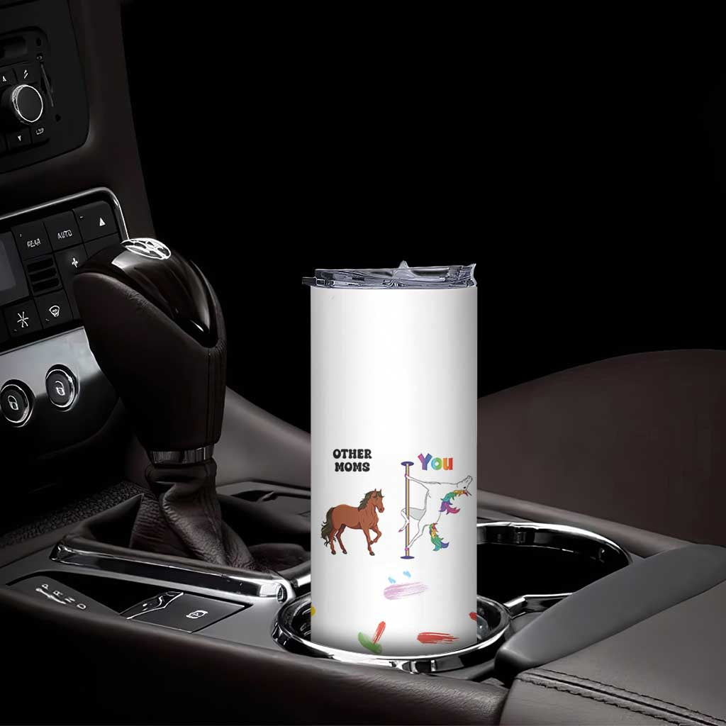 Funny Mom Birthday Gift Skinny Tumbler Cute Unicorn Lovers Valentines Mothers Day Present