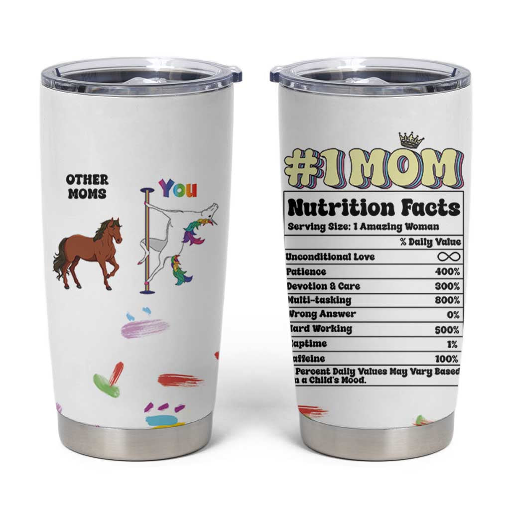 Funny Mom Birthday Gift Tumbler Cup Cute Unicorn Lovers Valentines Mothers Day Present