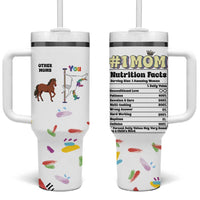 Funny Mom Birthday Gift Tumbler With Handle Cute Unicorn Lovers Valentines Mothers Day Present