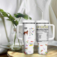 Funny Mom Birthday Gift Tumbler With Handle Cute Unicorn Lovers Valentines Mothers Day Present