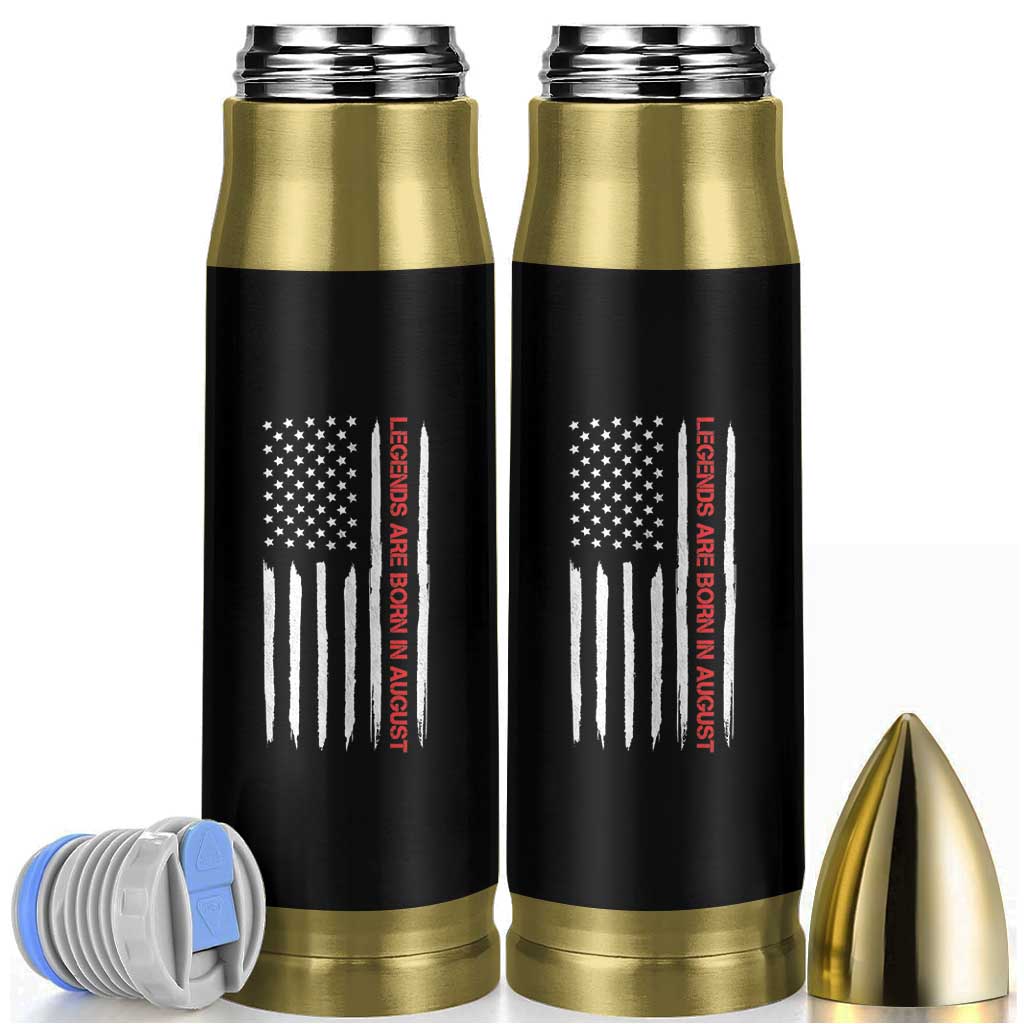 August Birthday Gifts Bullet Tumbler Birthday Gifts Ideas For Men American Flag