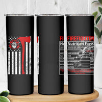 Firefighter Gifts for Men Skinny Tumbler Fireman Fire Fighter Axe American Flag