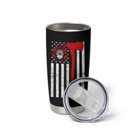 Firefighter Gifts for Men Tumbler Cup Fireman Fire Fighter Axe American Flag