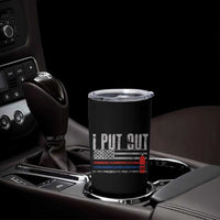 Funny Firefighter Tumbler Cup I Put Out Fireman American Flag