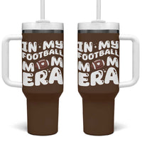 Football Mom Tumbler With Handle Game Day Football Season For Moms - Wonder Print Shop