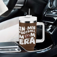 Football Mom Tumbler With Handle Game Day Football Season For Moms - Wonder Print Shop