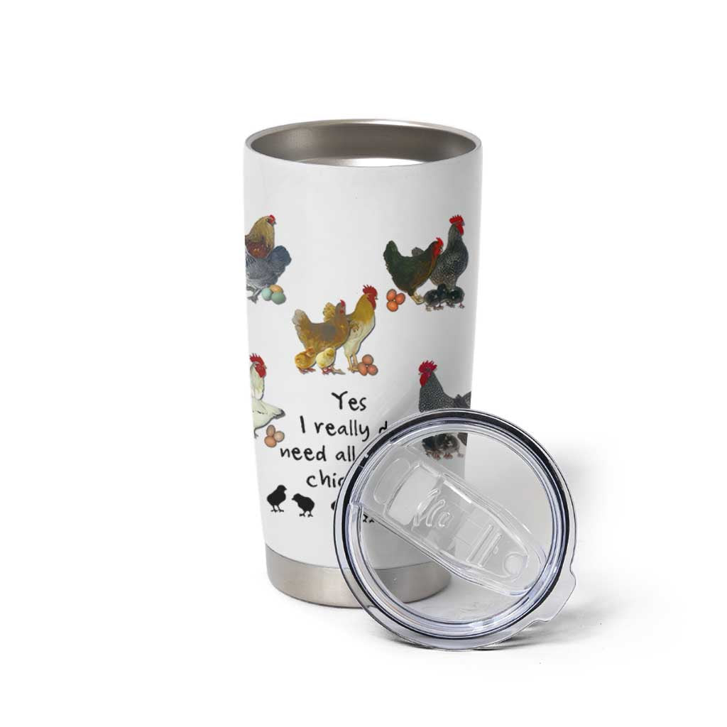 Funny Chicken Gifts Tumbler Cup Cute Mothers Day Farmhouse Chicken Lovers