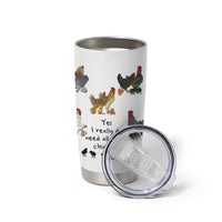 Funny Chicken Gifts Tumbler Cup Cute Mothers Day Farmhouse Chicken Lovers