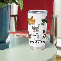 Funny Chicken Gifts Tumbler Cup Cute Mothers Day Farmhouse Chicken Lovers