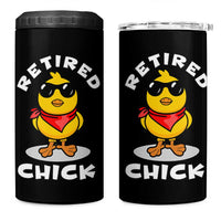Funny Retirement Gifts 4 in 1 Can Cooler Tumbler Retired Chick Teacher Coworker Farewell 2026