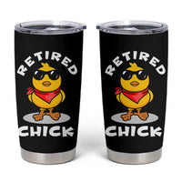 Funny Retirement Gifts Tumbler Cup Retired Chick Teacher Coworker Farewell 2026