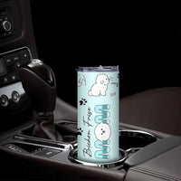 Bichon Frise Dog Mom Skinny Tumbler Mothers Day Gift For Dog Lovers Owners Women