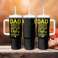 Fathers Day Dad Tumbler With Handle from Daughter Son Wife for Papa Stepdad Galaxy