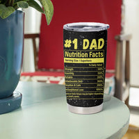 Funny Father's Day Gift For Dad Tumbler Cup Best Dad In The Galaxy