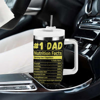 Funny Father's Day Gift For Dad Tumbler With Handle Best Dad In The Galaxy